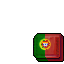 portugal flag curtain
